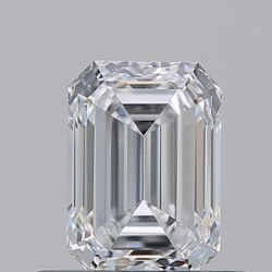 Diament szlif szmaragdowy, 0.64ct, VVS2, E, GIA 7538727701