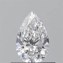 Diament szlif gruszkowy, 0.5ct, VS2, E, GIA 6535145147