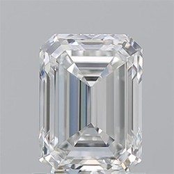Diament szlif szmaragdowy, 1.5ct, VS1, G, GIA 6545012306