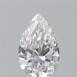 Diament szlif gruszkowy, 0.51ct, SI1, F, GIA 6532970450