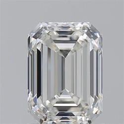 Diament szlif szmaragdowy, 1.5ct, VVS2, I, GIA 6541011893