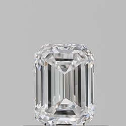 Diament szlif szmaragdowy, 0.5ct, VVS2, D, GIA 6532057079