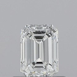 Diament szlif szmaragdowy, 0.53ct, VVS1, E, GIA 7532990266