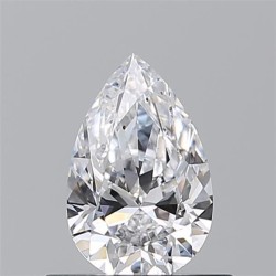 Diament szlif gruszkowy, 0.5ct, SI1, D, GIA 2536755533