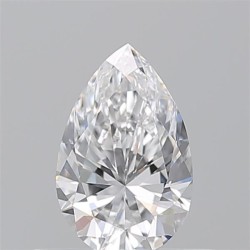 Diament szlif gruszkowy, 0.5ct, VVS2, D, GIA 6531834311