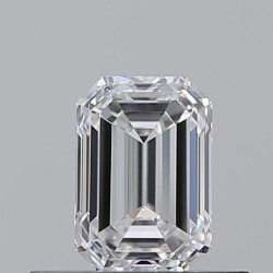 Diament szlif szmaragdowy, 0.51ct, VVS1, E, GIA 5536974108