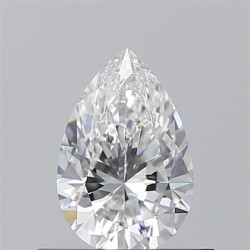 Diament szlif gruszkowy, 0.5ct, VVS1, F, GIA 5533463635