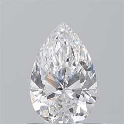 Diament szlif gruszkowy, 0.57ct, VS2, D, GIA 7538489803