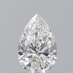 Diament szlif gruszkowy, 0.5ct, VVS1, F, GIA 6531576073