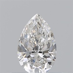 Diament szlif gruszkowy, 0.5ct, VS1, H, GIA 6535978386