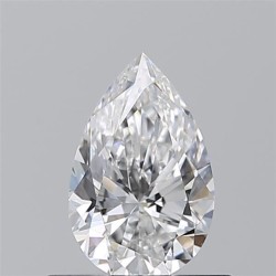 Diament szlif gruszkowy, 0.5ct, VS2, D, GIA 6535756251