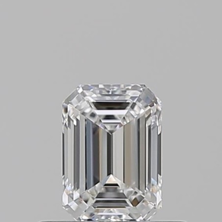 Diament szlif szmaragdowy, 0.5ct, VVS1, D, GIA 6237700422
