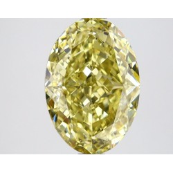 Diament laboratoryjny o barwie fantazyjnej szlif owalny, 2.62ct, VVS2, Fancy Intense Yellow, IGI LG645402306