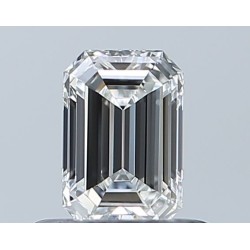 Diament szlif szmaragdowy, 0.5ct, VVS1, G, GIA 1538178991