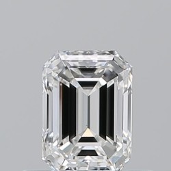 Diament szlif szmaragdowy, 0.5ct, VS1, F, GIA 6532538055