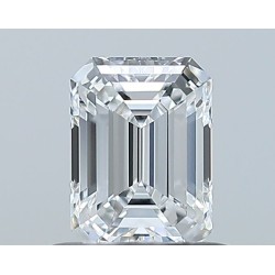 Diament szlif szmaragdowy, 0.6ct, VVS2, D, GIA 7523938371