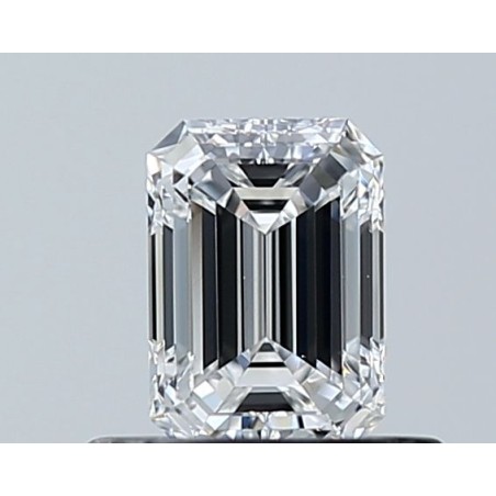 Diament szlif szmaragdowy, 0.51ct, VS1, D, GIA 5536121755