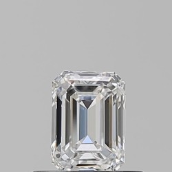 Diament szlif szmaragdowy, 0.5ct, VVS2, E, GIA 2235700410