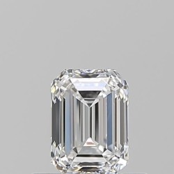 Diament szlif szmaragdowy, 0.5ct, VVS1, D, GIA 2233700420