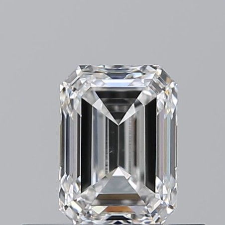 Diament szlif szmaragdowy, 0.5ct, VS2, F, GIA 6531544518
