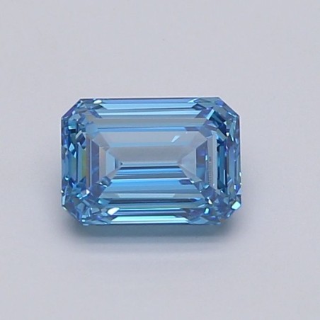 Diament laboratoryjny o barwie fantazyjnej szlif szmaragdowy, 1.81ct, VVS2, Fancy Vivid Blue, IGI LG610333933