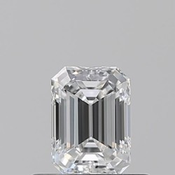 Diament szlif szmaragdowy, 0.5ct, VVS2, D, GIA 2235700320
