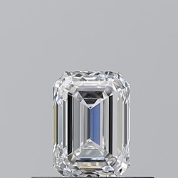 Diament szlif szmaragdowy, 0.5ct, VVS2, E, GIA 2235700322