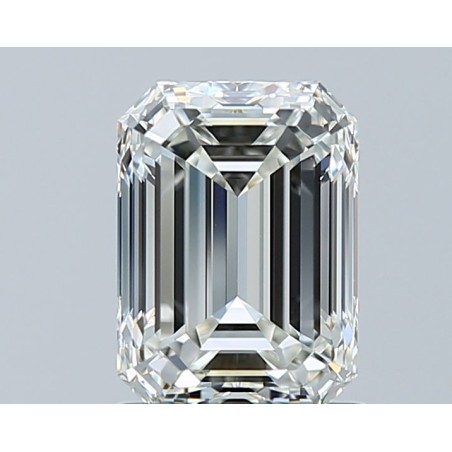 Diament szlif szmaragdowy, 1.5ct, VVS2, H, GIA 5231710044