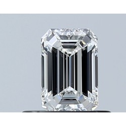 Diament szlif szmaragdowy, 0.5ct, VS2, E, GIA 1519923041