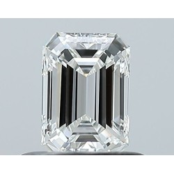 Diament szlif szmaragdowy, 0.5ct, VVS2, G, GIA 5516912809