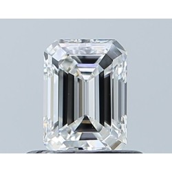 Diament szlif szmaragdowy, 0.5ct, VVS1, F, GIA 5533374489
