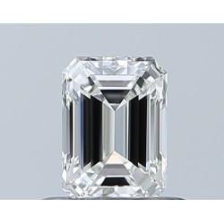 Diament szlif szmaragdowy, 0.53ct, VVS2, G, GIA 6532374861