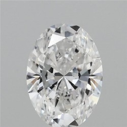 Diament laboratoryjny szlif owalny, 3ct, VVS1, E, IGI LG754568149