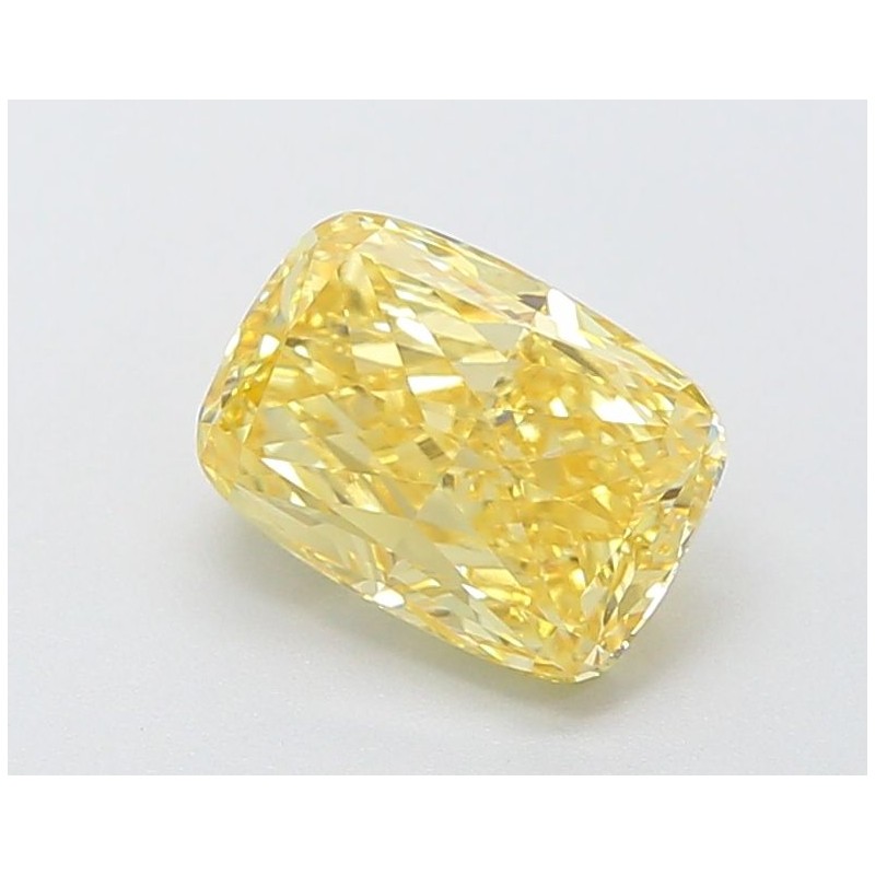 Diament laboratoryjny o barwie fantazyjnej szlif poduszkowy brylantowy, 1.74ct, VVS2, Fancy Intense Yellow, IGI LG633430767 Diament laboratoryjny o barwie fantazyjnej szlif poduszkowy brylantowy, 1.74ct, VVS2, Fancy Intense Yellow, IGI LG633430767