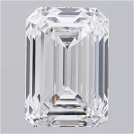 Diament laboratoryjny szlif szmaragdowy, 1.82ct, VVS1, F, IGI LG728558291