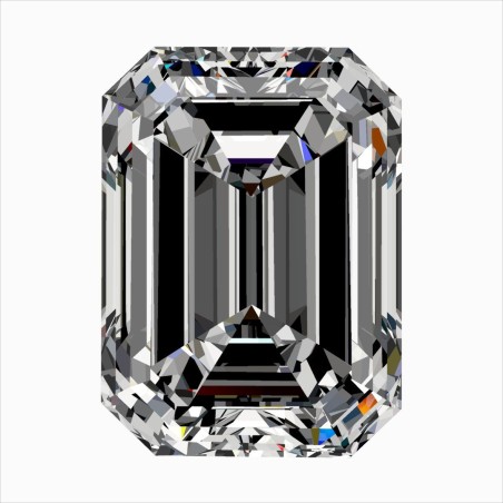Diament szlif szmaragdowy, 0.33ct, VVS1, E, GIA 6545301532