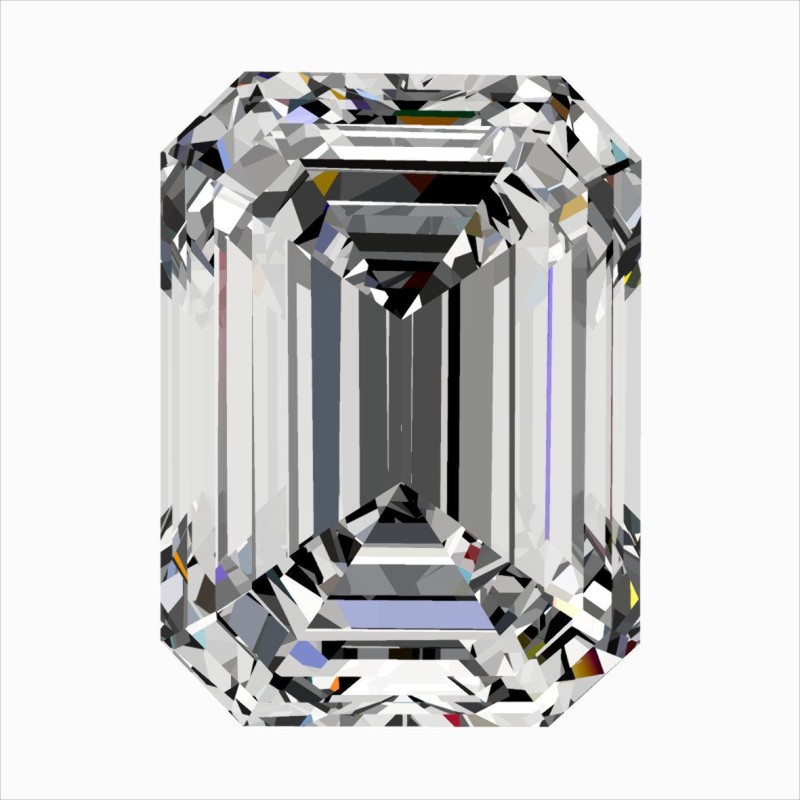 Diament szlif szmaragdowy, 0.31ct, VS1, D, GIA 6545301407 Diament szlif szmaragdowy, 0.31ct, VS1, D, GIA 6545301407