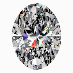 Diament szlif owalny, 0.6ct, VS2, F, GIA 1549301692