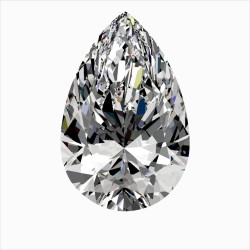 Diament szlif gruszkowy, 0.4ct, VVS1, H, GIA 2547301330