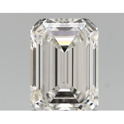 Diament laboratoryjny szlif szmaragdowy, 1.33ct, VVS2, E, IGI LG697503909