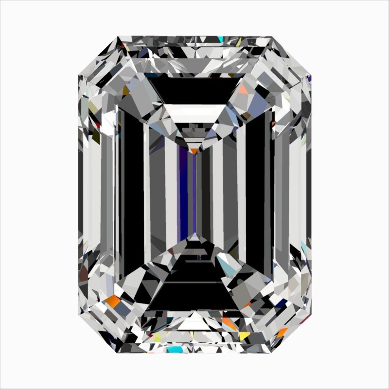 Diament szlif szmaragdowy, 0.5ct, SI1, E, GIA 2546193751 Diament szlif szmaragdowy, 0.5ct, SI1, E, GIA 2546193751