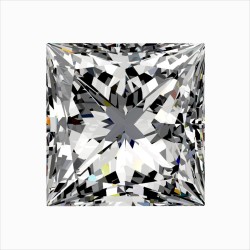 Diament szlif princess, 0.3ct, SI2, F, GIA 7548301801