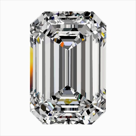 Diament szlif szmaragdowy, 0.52ct, VS1, F, GIA 1549301490