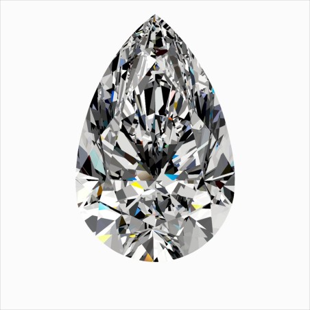 Diament szlif gruszkowy, 0.43ct, VS1, H, GIA 6542289777