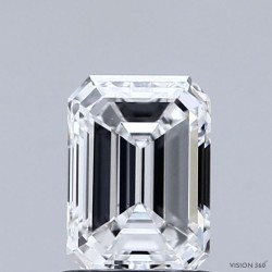 Diament szlif szmaragdowy, 1.01ct, SI1, E, GIA 1533844728