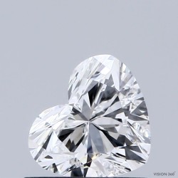 Diament serce, 0.8ct, VS2, F, GIA 7531348840