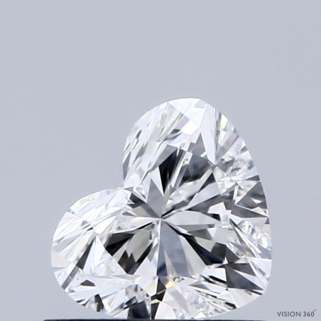 Diament serce, 0.8ct, VS2, F, GIA 7531348840