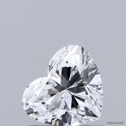 Diament serce, 1.01ct, SI1, D, GIA 7533492571