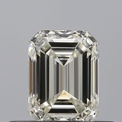 Diament szlif szmaragdowy, 0.5ct, VVS1, H, IGI 757512640