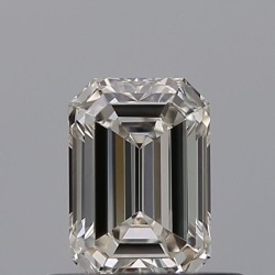 Diament szlif szmaragdowy, 0.52ct, VS1, H, IGI 757512643